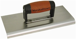 MT196SSD Marshalltown 10 x 4 SS Edger-Straight Ends-1" Radius, 1 1/8" Lip-DuraSoft® Handle