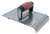 MT4283D Marshalltown 6" x 8" Stainless Steel Safety Step Edger/Groover - 3/4" Radius - 7/8" Lip