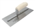 MT770S Marshalltown 11 X 4 1/2 Notched Trowel-1/2 X 15/32 'V' w/Curved Wood Handle