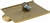 MT8304 Marshalltown 6 X 4 1/2" Bronze Walking Groover - 3/8" Radius, 7/8" Wide, 3/4" Deep