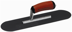 MTMSP12BD Marshalltown 12 X 3 1/2" Blue Steel Pool Trowel w/Curved DuraSoft® Handle