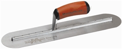 MTMXS224FD Marshalltown 22 X 4" Fully Rounded Finishing Trowel w/Curved DuraSoft® Handle