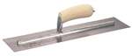 MTMXS66 Marshalltown 16 X 4 Finishing Trowel w/ Curved Wood Handle