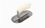 MTMXS754FR Marshalltown 7 1/2 x 4" Fully Rounded Wall Form Trowel w/Wood Handle