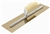 MTMXS81GS Marshalltown 18 X 4" Golden Stainless Steel Finishing Trowel with Wooden Handle