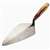 RT1412 10 W Rose 10" Wide London Brick Trowel with Plastic Handle 5-1/2” Heel