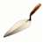 RT1416 10 W Rose 10" Narrow London Brick Trowel with Plastic Handle 4-1/2” Heel