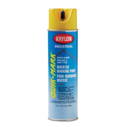 SO3801 Krylon Yellow Upside Down Spray Paint Water Based Sold 12 Per Box