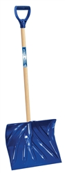 UT79759 Ergonomic D-Handle Poly Snow Shovel/Pusher 18” X 13-1/2” Blade Sold In Packs Of 6