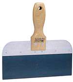 WTJK14 Wallboard 14" Blue Steel Taping Knife with Wood Handle