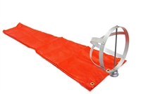 10 inch x 36 inch Orange Windsock With Aluminum Windsock Frame