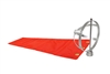 6 inch x 24 inch Orange Windsock With Aluminum Windsock Frame