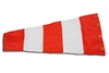 10" x 36" Orange And White Windsock