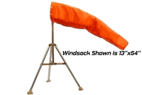 10" x 36" Tripod Mount Windsock Kit