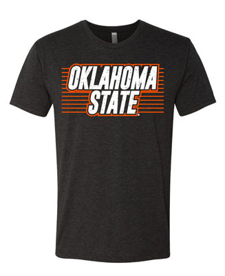 OKSTATE RETRO STRIPE TEE