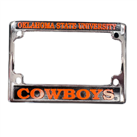 OSU Motorcycle License Plate Cover