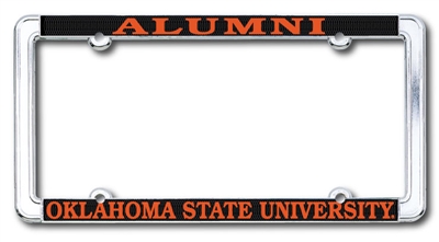 Alumni Chrome License Plate Frame