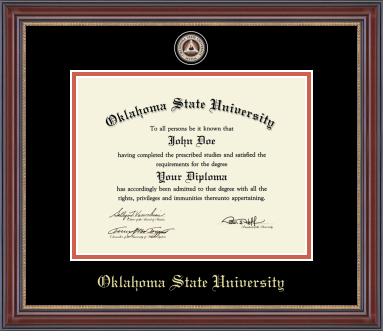 OSU Masterpiece Medallion Diploma Frame