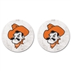 OSU Pistol Pete Car Coasters 2-Pack