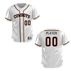 OSU Custom YOUTH Baseball Jersey WHT