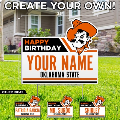 OSU CREATE YOUR OWN BIRTHDAY SIGN