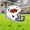 OSU WHITE FOOTBALL HELMET YARD SIGN