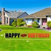 OSU HAPPY BIRHTDAY YARD SIGN