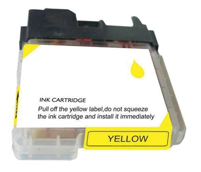 Brother LC65HYY Yellow Ink Cartridge, High Yield
