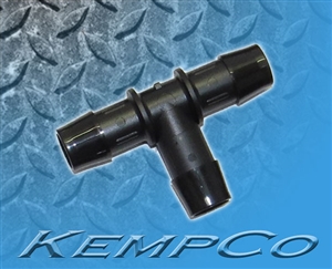 3/4" T (TEE) Connector - Black Nylon