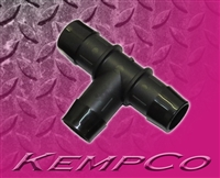 3/8" T (TEE) Connector - Black Nylon