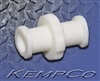 Female to Female Luer Coupler - White Nylon