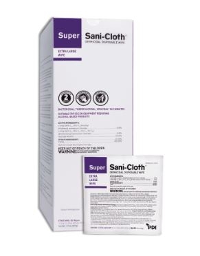 PDI Super Sani Cloth XL Wipe Packets