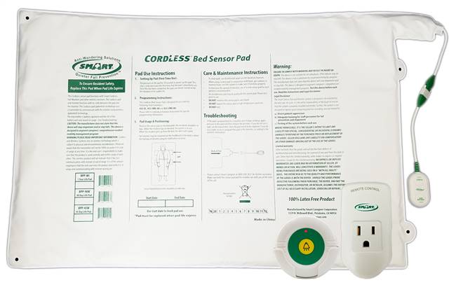 Smart Outlet With CordLess Weight-Sensing Bed Pad (20"x30") System