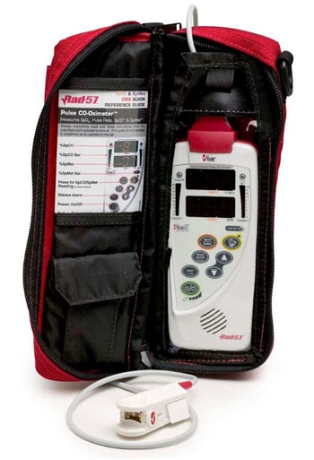 Carrying Case for Masimo Rad-5, Rad-5V Rad-57 and Pronto (Red)