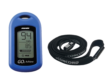 Nonin Go2 Achieve Digital Pulse Oximeter in Blue