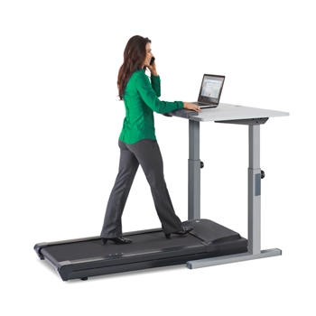 Walking Treadmill Station with Manual Adjustable Computer Stand