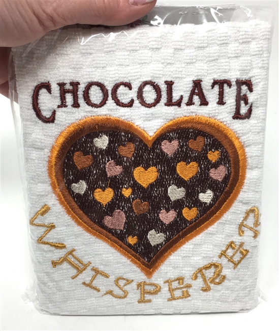 Aunt Nettie's "The Chocolate Whisperer" Towel