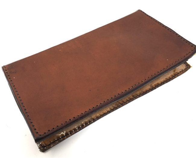 Leather Checkbook Holder