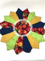 Lovely handmade Amish quilted centerpiece are perfect for any table or dresser. 
â€‹
â€‹Each of these are stitched by Sara and Lydia Miller, two sisters who live outside of Harmony Minnesota on a beautiful farm.