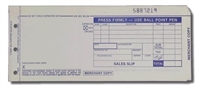 2-Part Long Credit Card Sales Slips (Pack of 100)