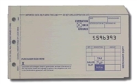 3-Part Short Credit Card Sales Slips (Pack of 100)