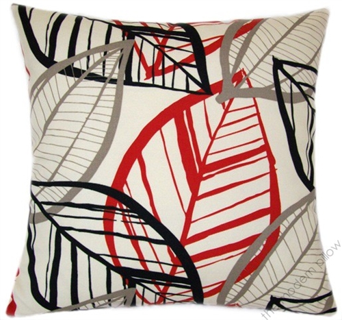 Black and red outdoor 2024 pillows