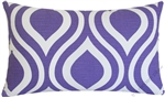 lavender purple thistle decorative throw pillow cover