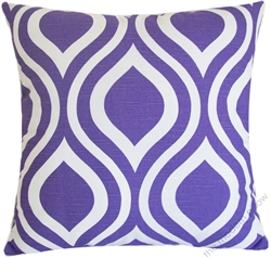 lavender purple thistle decorative throw pillow cover