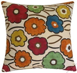 spring pia blossoms decorative throw pillow cover