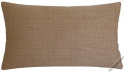 mocha brown metro linen decorative throw pillow cover