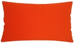 orange solid cotton decorative throw pillow cover