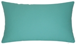 aqua blue green solid decorative throw pillow cover