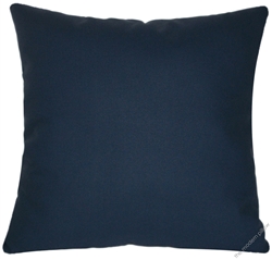 navy blue solid decorative throw pillow cover