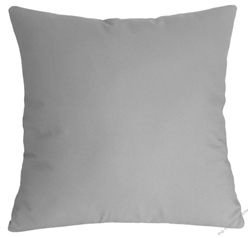 storm gray solid decorative throw pillow cover